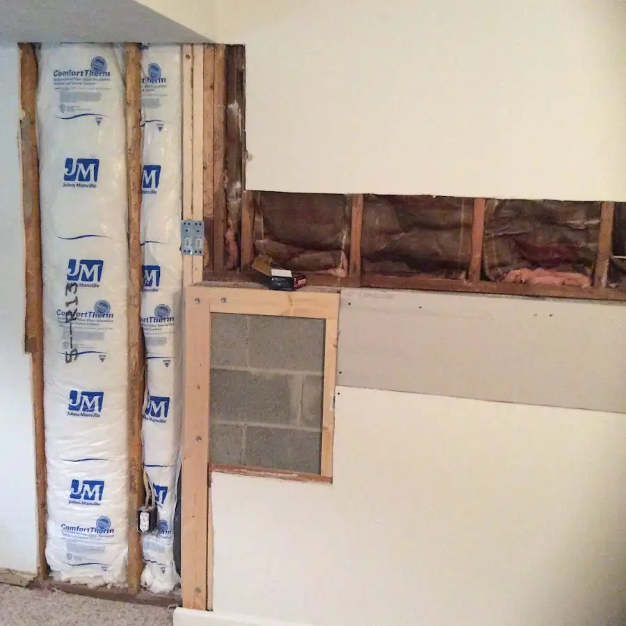 Wall insulation replacement during Contents Cleaning & Restoration in Sebastopol